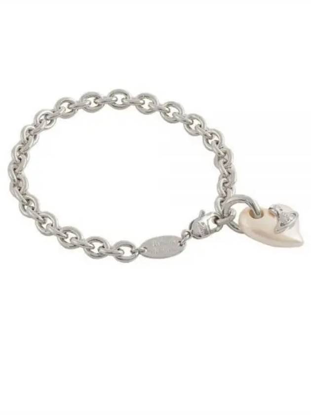 ORB Heart Chain Bracelet Silver - VIVIENNE WESTWOOD - BALAAN 2