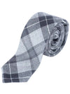 Tartan Check Wool Twill Tie MNL001A 08155 035 - THOM BROWNE - BALAAN.