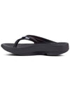 Ulala enamel flipflops black - OOFOS - BALAAN 3