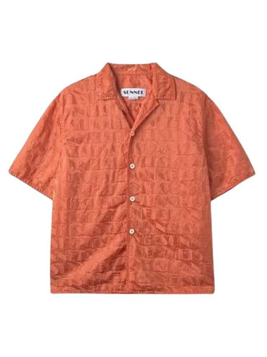 Short Sleeve Shirt CRTWMSHR012 NYL023 7434 ARANCIONE - SUNNEI - BALAAN 1