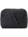 Nodini Intrecciato Cross Bag Black - BOTTEGA VENETA - BALAAN 3