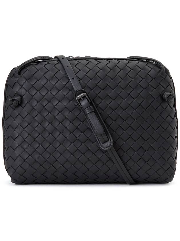 Nodini Intrecciato Cross Bag Black - BOTTEGA VENETA - BALAAN 3