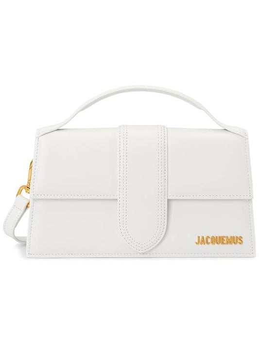 Le Grand Bambino Leather Tote Bag White - JACQUEMUS - BALAAN 2