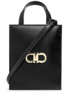 Mini Tote Bag Black - SALVATORE FERRAGAMO - BALAAN 3