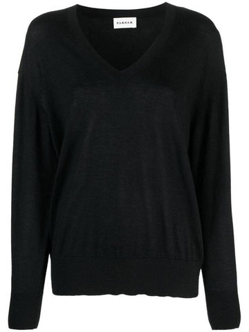 P.A.R.O.S.H. Cashmere V-Neck Sweater - P.A.R.O.S.H. - BALAAN 1