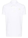 Men's Logo Patch Polo Shirt White - MONCLER - BALAAN 2