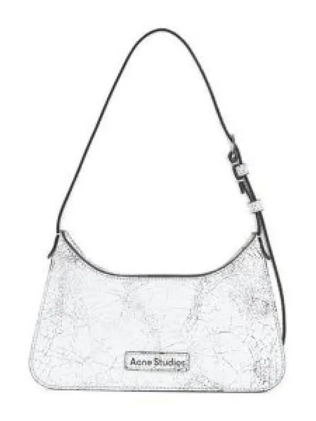 Platt Micro Leather Shoulder Bag White - ACNE STUDIOS - BALAAN 2