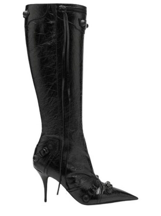 23FW Women’s Cargol Leather Heel Boots 694395WBUA1 Black BPG - BALENCIAGA - BALAAN 1