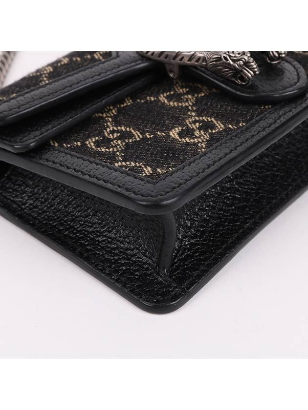 Dionysus black super mini chain bag 476432 - GUCCI - BALAAN 8