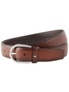 Belt suit single sided brown 35mm 118413 - MONTBLANC - BALAAN 1