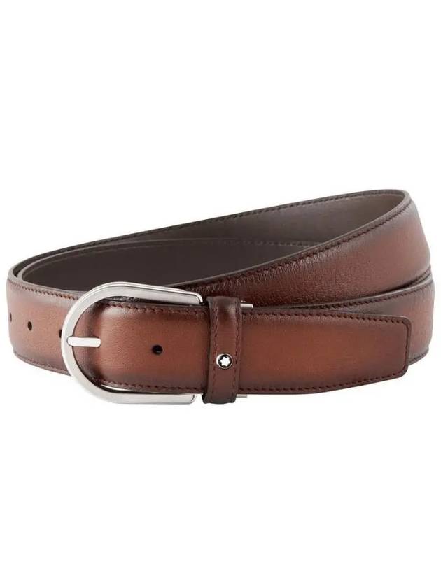 Belt suit single sided brown 35mm 118413 - MONTBLANC - BALAAN 1