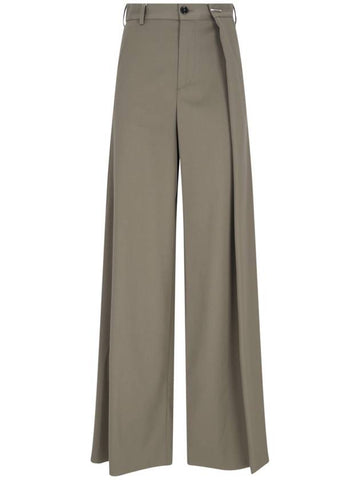 MM6 Maison Margiela Trousers Green - MAISON MARGIELA - BALAAN 1