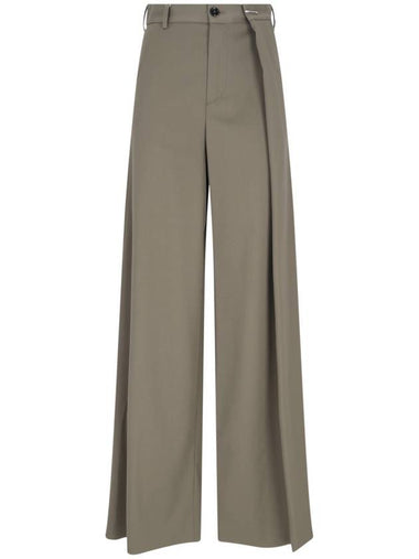 MM6 Maison Margiela Trousers Green - MAISON MARGIELA - BALAAN 1