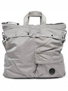 Lens Large Tote Bag Light Grey - CP COMPANY - BALAAN 2