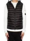 D.D. Shell Goggles Down Vest Black - CP COMPANY - BALAAN 4