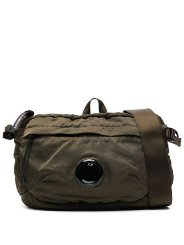 Lens Detail Nylon B Cross Bag Green - CP COMPANY - BALAAN 1