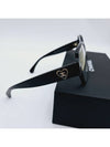 Heart Logo Glasses Square Blue Light Black A71470 - CHANEL - BALAAN 6