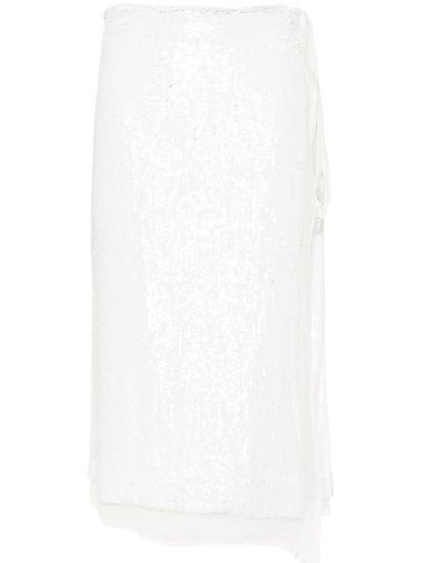 P.A.R.O.S.H. Gabriel Sequinned Wrap Skirt - P.A.R.O.S.H. - BALAAN 1