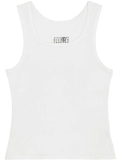 MM6 Ribbed Cotton Tank Top S52NL0067S23965100 B0711013102 - MAISON MARGIELA - BALAAN 2