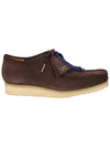 Wallabee Suede Loafers Dark Brown - CLARKS - BALAAN 1