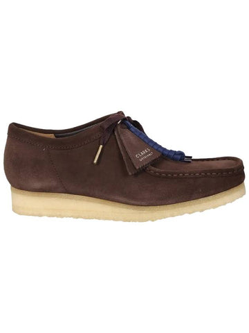 Wallabee Suede Loafers Dark Brown - CLARKS - BALAAN 1