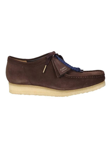 Wallabee Suede Loafers Dark Brown - CLARKS - BALAAN 1