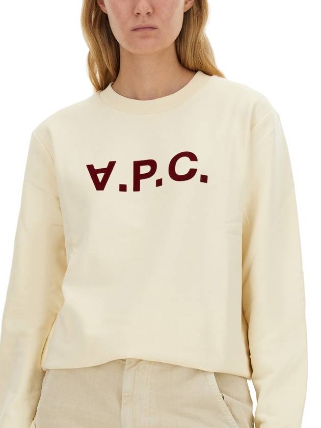 Grand VPC Sweatshirt Ivory - A.P.C. - BALAAN 5