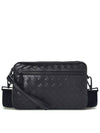 Intracciato Small Cross Bag Black - BOTTEGA VENETA - BALAAN 2