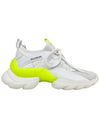 Neon Low Top Sneakers White Yellow - MONCLER - BALAAN 2