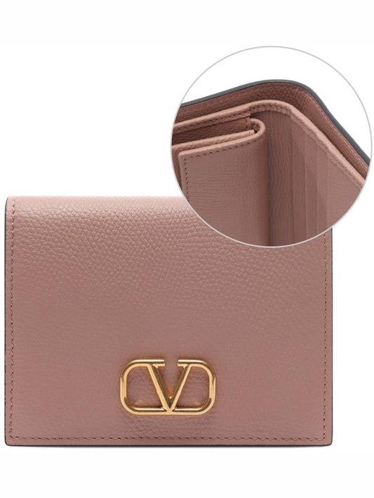 Women s V Logo Half Wallet 5W2P0R39 SNP GF9 24F - VALENTINO - BALAAN 1