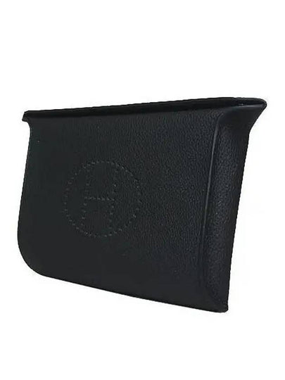 H084024 Black Togo Calfskin Bead Posh Cross Bag - HERMES - BALAAN 2