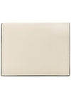 Compact V Logo Signature Calfskin Half Wallet Ivory - VALENTINO - BALAAN 4