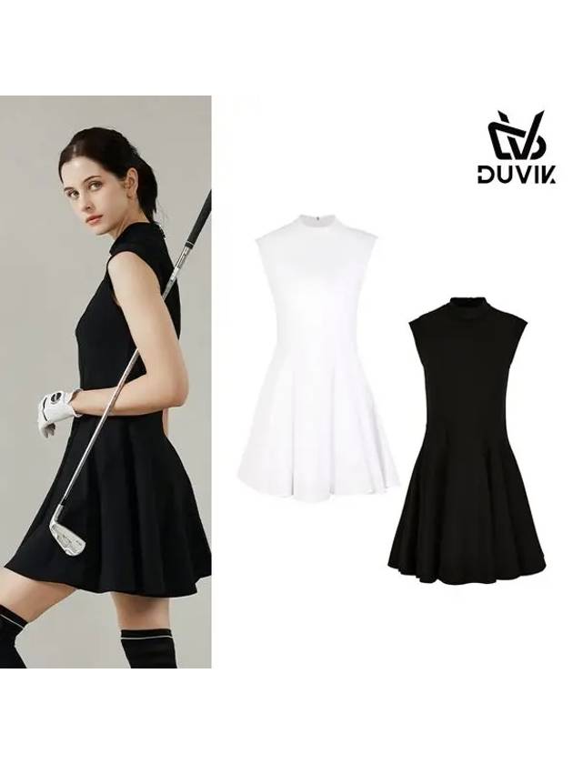 flare cut sleeveless dress DD2WTO601WH - DUVIK - BALAAN 2