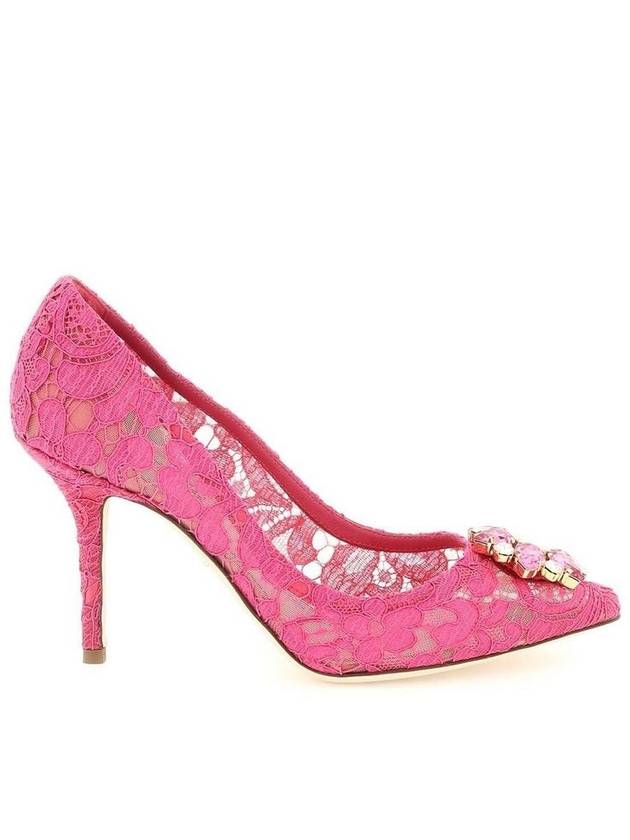 Bellucci Lace Pumps Heel Fuchsia - DOLCE&GABBANA - BALAAN 2