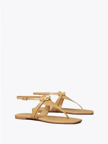 Jessa Flat Shoes Sandals Ginger Shortbread Domestic Product GM0024041204355 - TORY BURCH - BALAAN 1