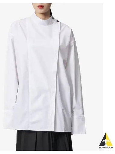 Asymmetric Shirt Optic White LANAOSNWOPTICwhite - STUDIO NICHOLSON - BALAAN 1