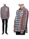 patchwork long sleeve shirt - LOEWE - BALAAN.