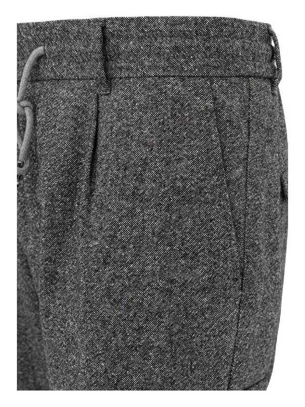 Hugo Boss Long Drawstring Wool Pants, Brand Size 52 (Waist Size 36") - HUGO BOSS - BALAAN 3