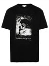 Skull Print Short Sleeve T-Shirt Black - ALEXANDER MCQUEEN - BALAAN 2