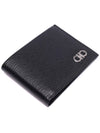 Gancini Half Wallet Black - SALVATORE FERRAGAMO - BALAAN 6