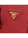 Galleria Saffiano Leather Small Bag Fiery Red - PRADA - BALAAN.