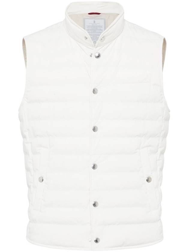 Down Vest Off White - BRUNELLO CUCINELLI - BALAAN 2