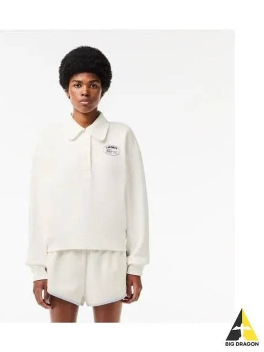 Women s Polo Eri Sweatshirt OFFWHITE Off White - LACOSTE - BALAAN 1