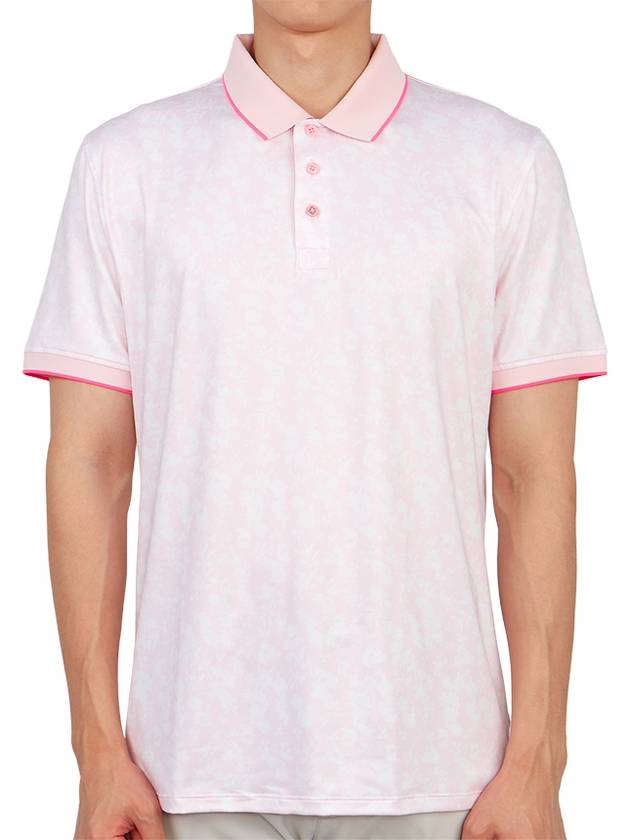 Golf Wear Men s Collar Short Sleeve T Shirt G4MS23K061 BLUSH - G/FORE - BALAAN 2