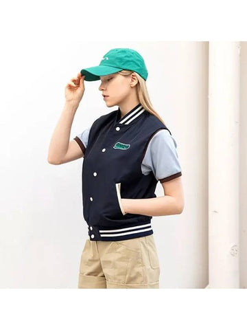 Golf Tennis Female Character Woven Vest Vest Navy - AVAVE - BALAAN 1