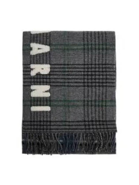 Double check logo wool muffler sodium SCMC0119Y0UAW035CHN15 1294491 - MARNI - BALAAN 1