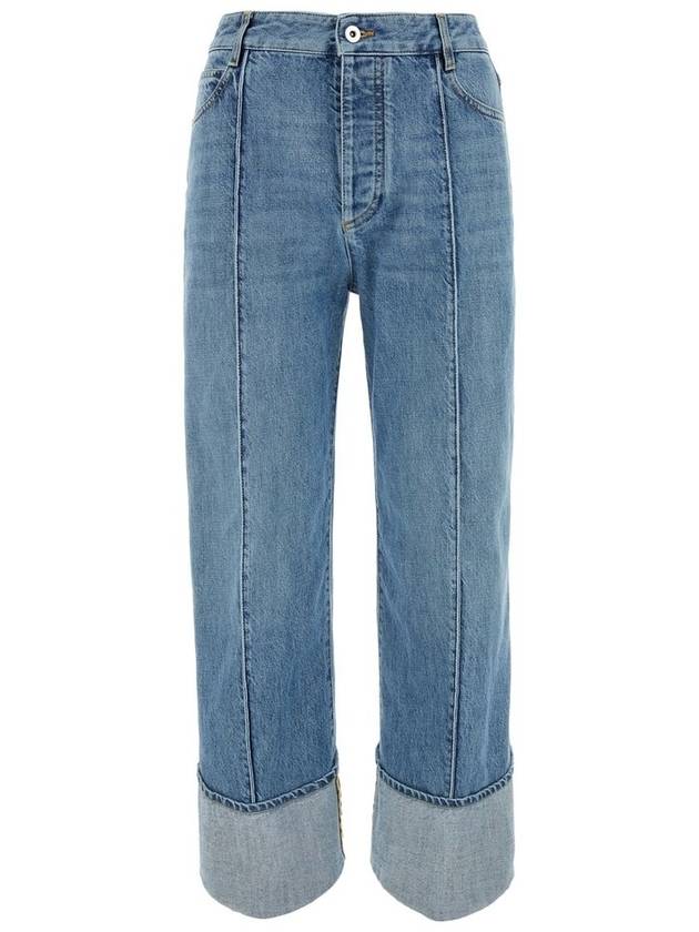 Denim Straight Pants 785335V42W0 4715 Blue - BOTTEGA VENETA - BALAAN 2