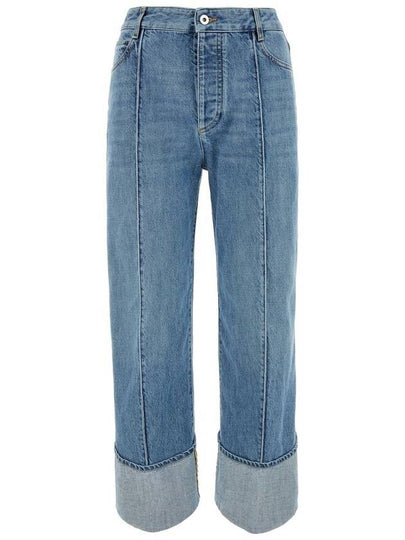 Denim Straight Pants 785335V42W0 4715 Blue - BOTTEGA VENETA - BALAAN 2