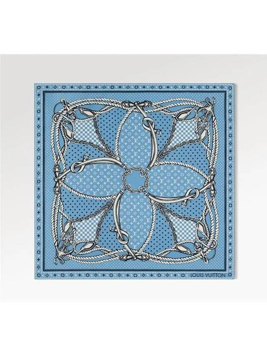 Sailor Bandana Square 70 Scarf Light Blue - LOUIS VUITTON - BALAAN 2