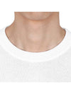 Crewneck Soft Cotton Knit Top White - STONE ISLAND - BALAAN 7